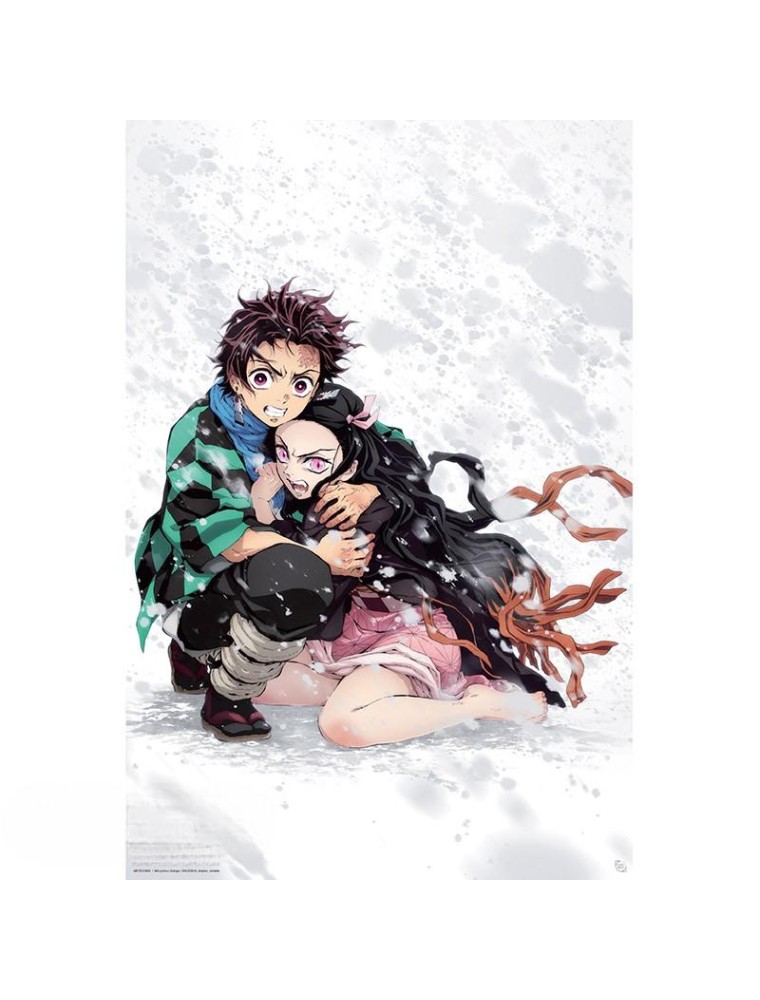 Demon Slayer - Poster « Tanjiro & Nezuko Snow » (91.5x61)