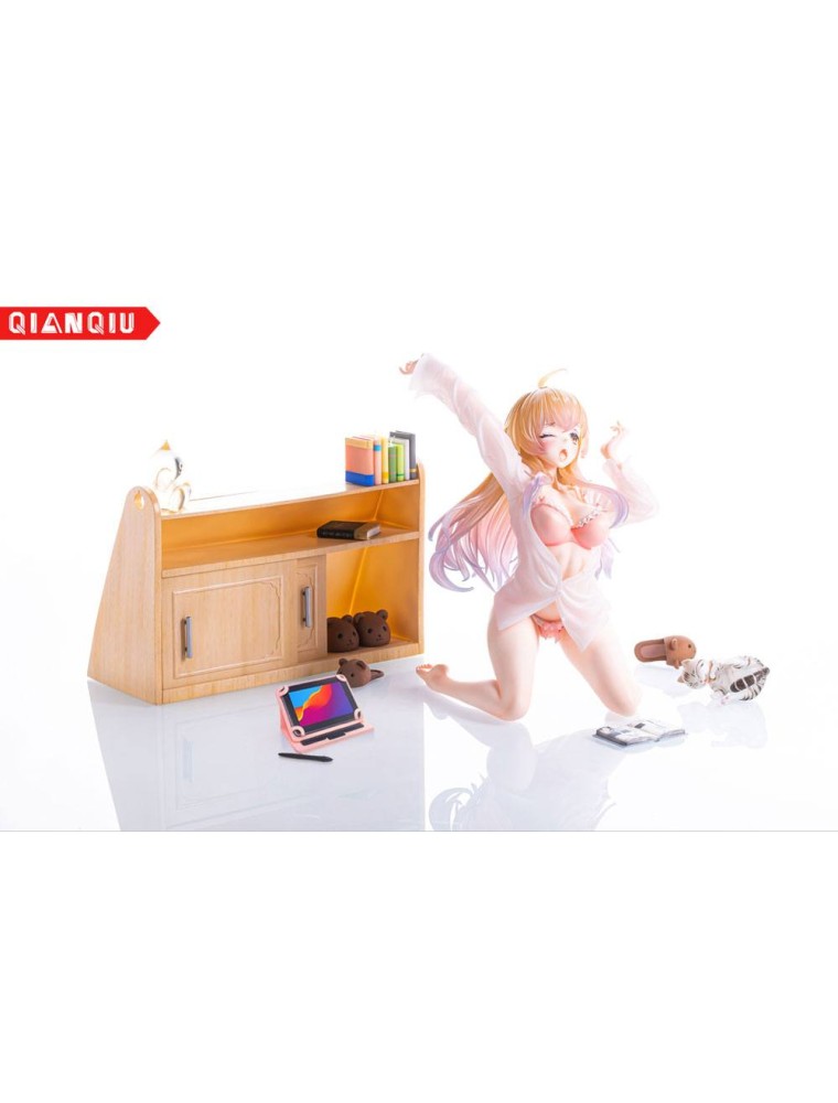 Otaku Girls Series Pvc Statua 1/7 Stretch Girl (original Illustration By Ran) 12 Cm Daiki Kougyo