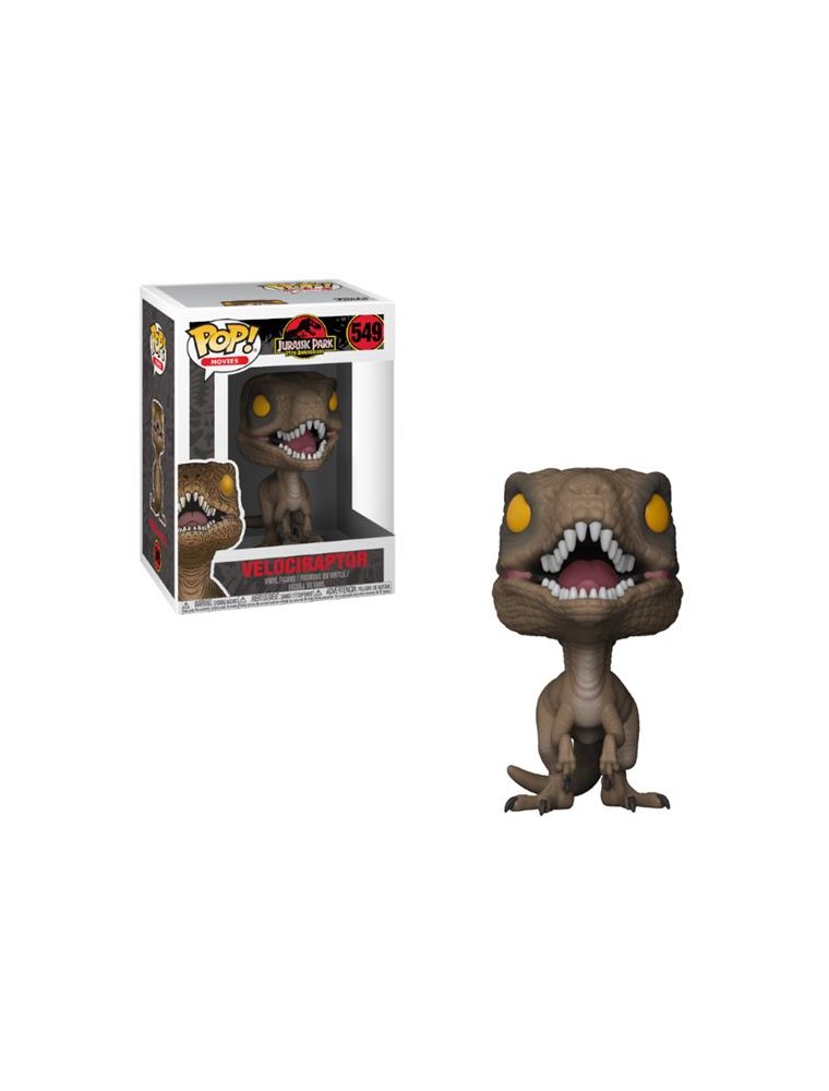 Jurassic Park - Pop Funko Vinile Figura 549 Velociraptor 9cm Funko Figures