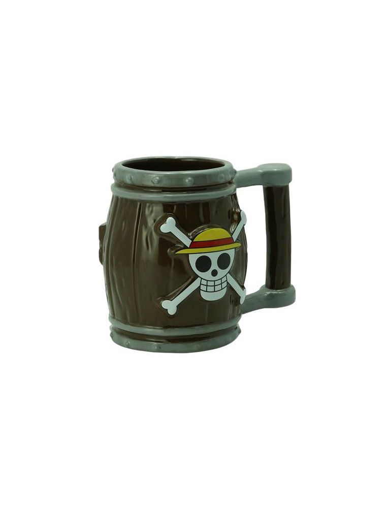 One Piece - Tazza 3D a forma di Barile 350ml 12cm - Gadget Abysse