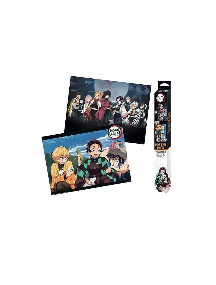 Demon Slayer Set 2 Chibi Poster 52 x 38 cm Abystyle