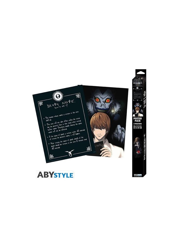 Abydco862 - Death Note - Light & Death Note - Set 2 Chibi Poster (52x38) Gadget