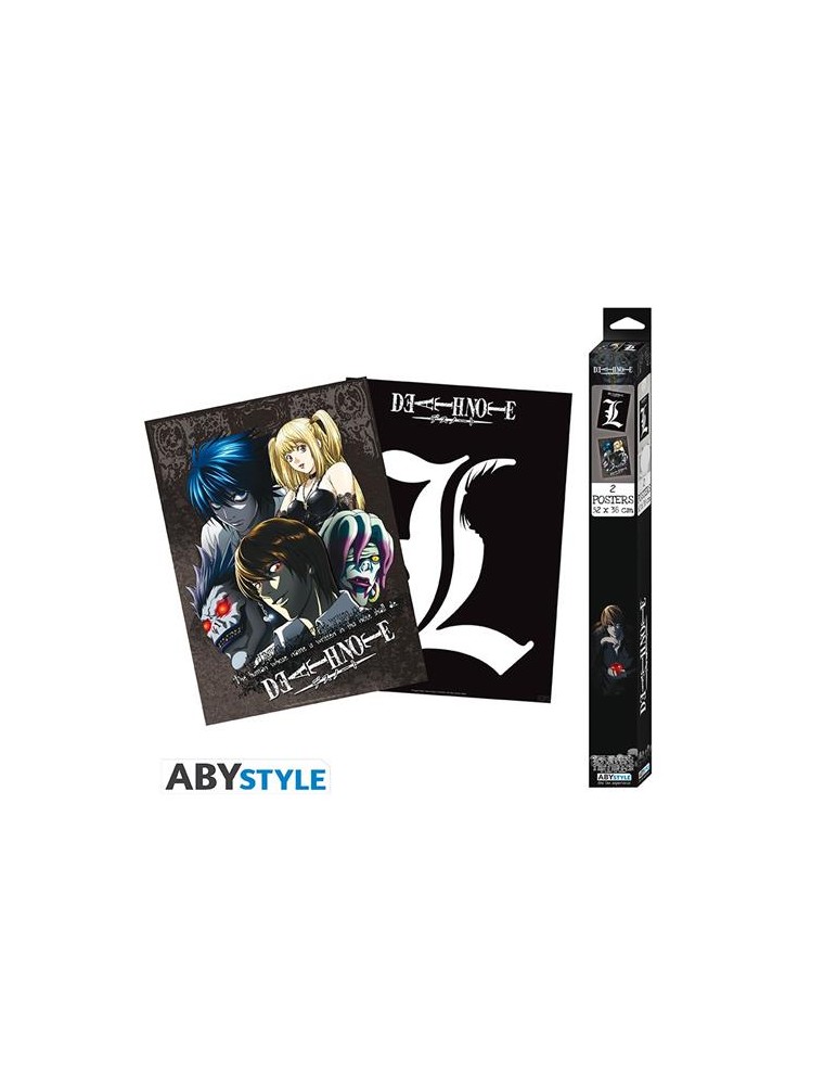 Abydco707 - Death Note - L & Group - Set 2 Chibi Poster (52x38) Gadget