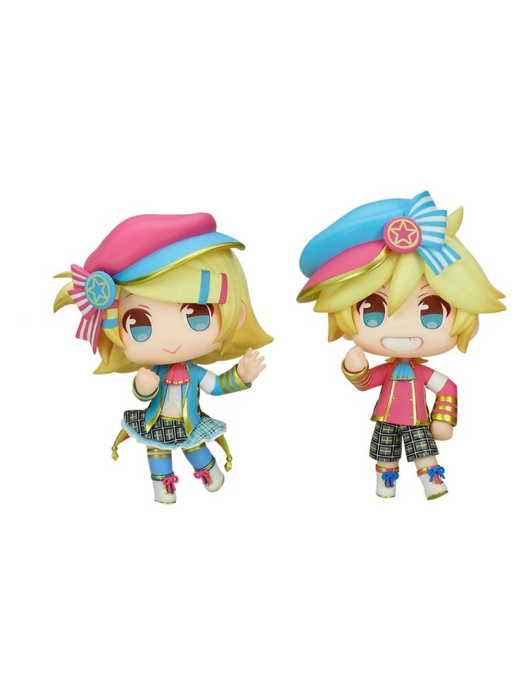 Hatsune Miku Pvc Statuas Kagamine Rin & Kagamine Len 10 Cm Emon Toys