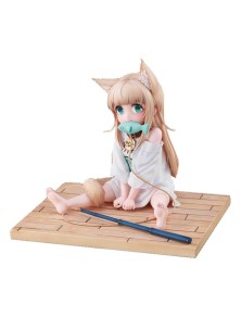 My Cat Ia A Girl E She's Cute Pvc Statua 1/6 Kinako Sitting Fish Ver. 14 Cm Hobby Sakura