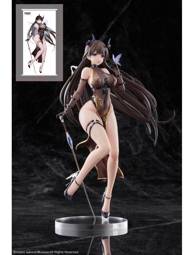 Original Illustrationpvc Statua 1/6 Moen Devil Ver. Illustration By Kishi Yasuri Edizione Limitata 26 Cm Hobby Sakura