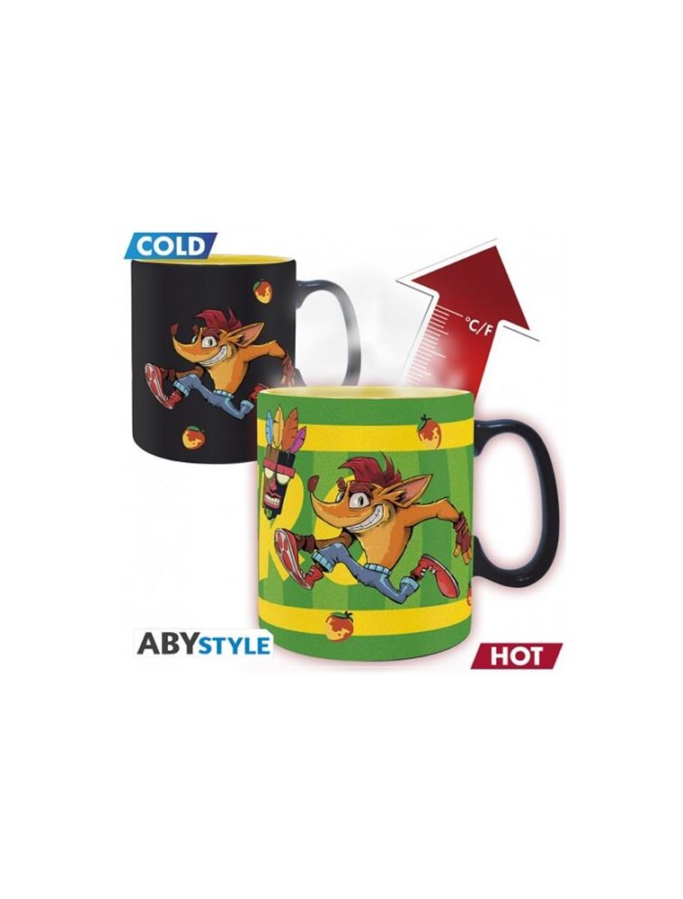 Abymuga032 - Crash Bandicoot - Tazza Heat Change 460ml - Nitro Gadget