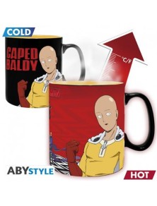 Abymuga044 - One Punch Man - Tazza Heat Change 460ml - Saitama & Garou Gadget