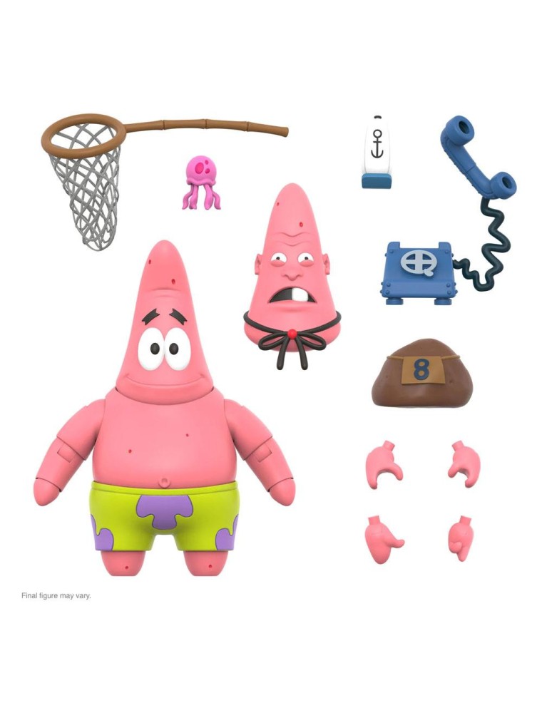 Spongebob Ultimates Action Figura Patrick 18 Cm Super7