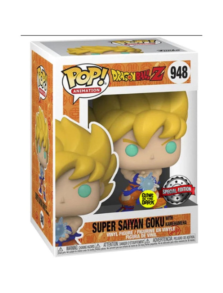 Dragon Ball Z Pop! Animation Figure in Vinile Goku Super Saiyan Esclusiva Funko