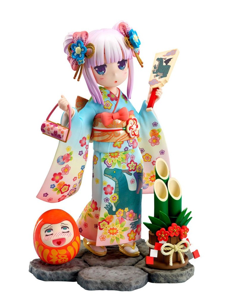 Kobayashi's Dragon Maid Pvc Statua 1/7 Kanna Finest Kimono 17 Cm Furyu