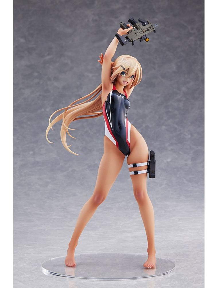 Arms Note Pvc Statua 1/7 Kouhai-chan Of The Swim Club Red Line Swimsuit Ver. 29 Cm Amakuni