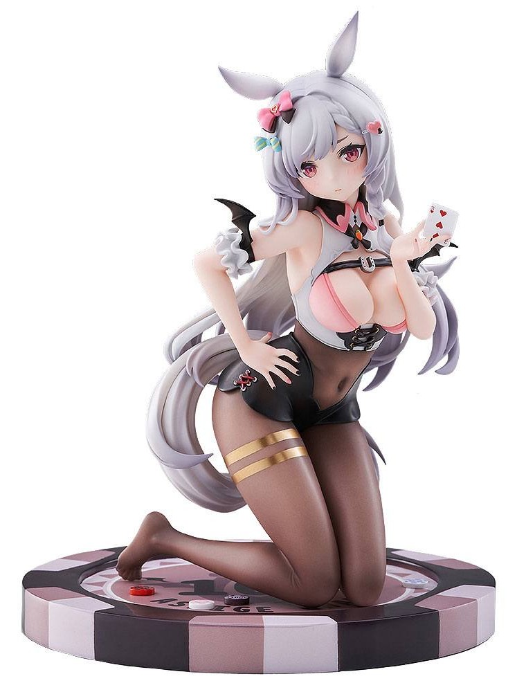 Original Character Pvc Statua 1/7 Ashige-chan: Lucky Dealer Ver. 19 Cm Solarain