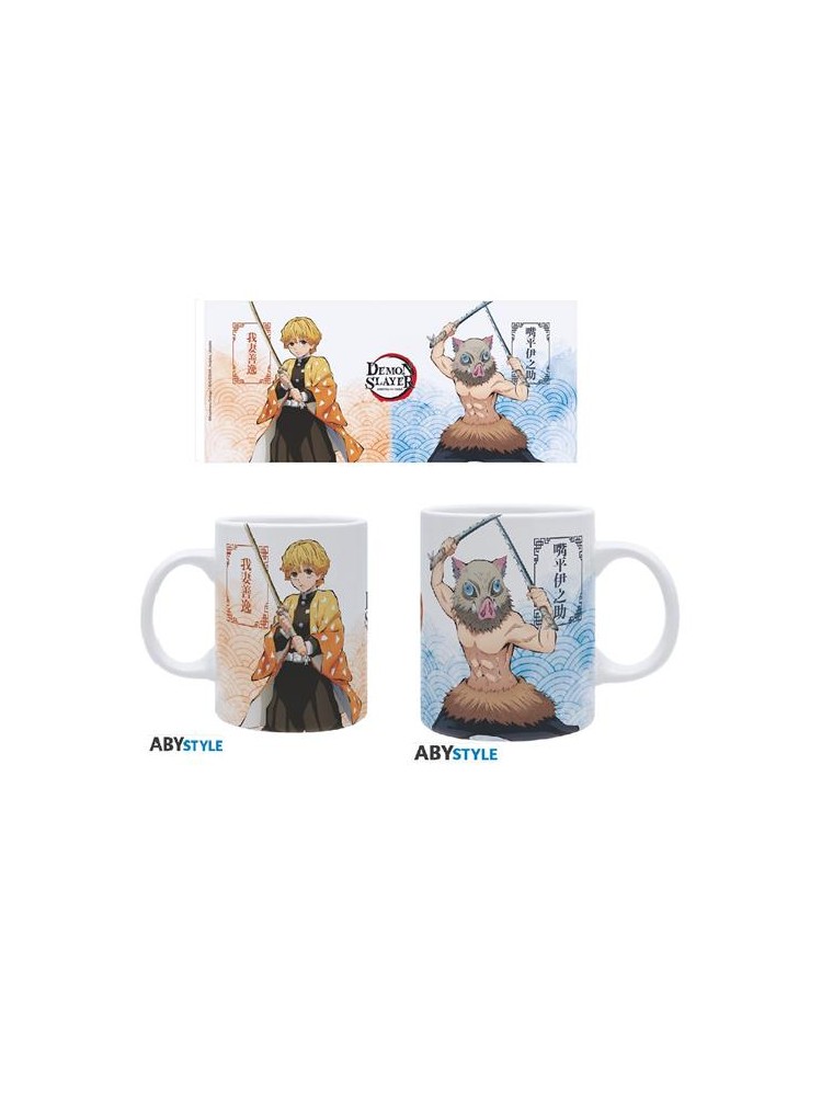 Abymuga158 - Demon Slayer - Tazza 320ml - Zenitsu & Inosuke Gadget