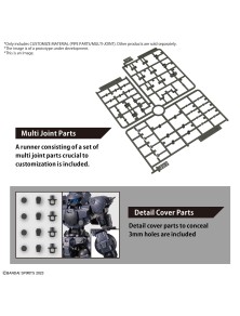 30MM CUSTOM MAT PIPE PARTS/MULTI JOINT MODEL KIT BANDAI MODEL KIT