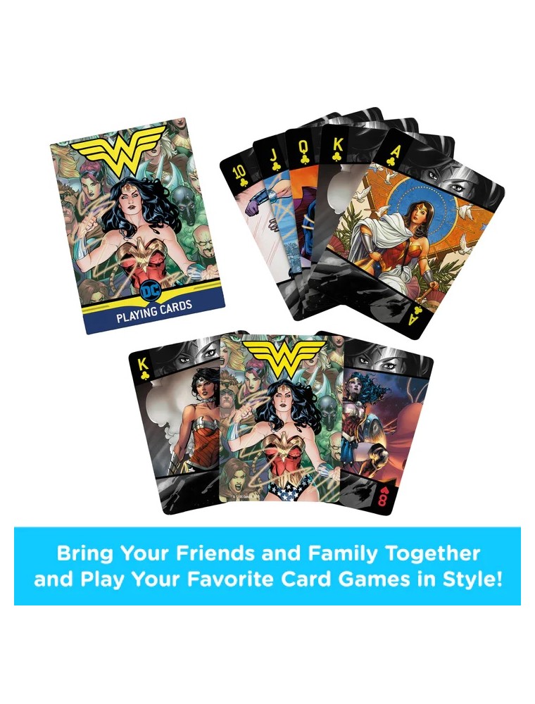 DC COMICS WONDER WOMAN PLAYING CARDS CARTE DA GIOCO AQUARIUS ENT