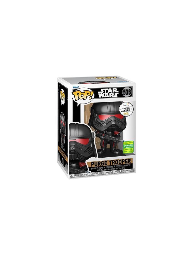 Star Wars - Pop Funko Vinile Figura 533 Purge Trooper - Ga Excl Sdcc 2022 Funko Figures