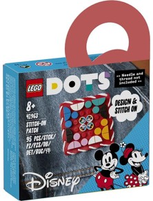 41963 DOTS PATCH STITCH-ON TOPOLINO E MINNIE LEGO - COSTRUZIONI