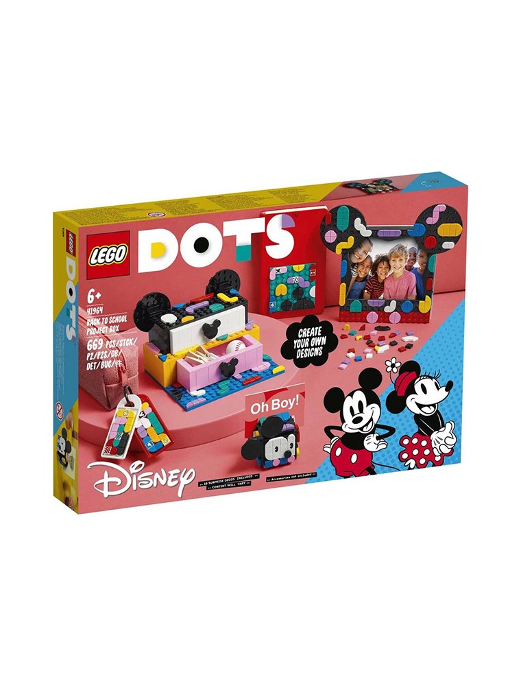 41964 DOTS KIT BACK TO SCHOOL DI TOPOLINO E MINNIE LEGO - COSTRUZIONI