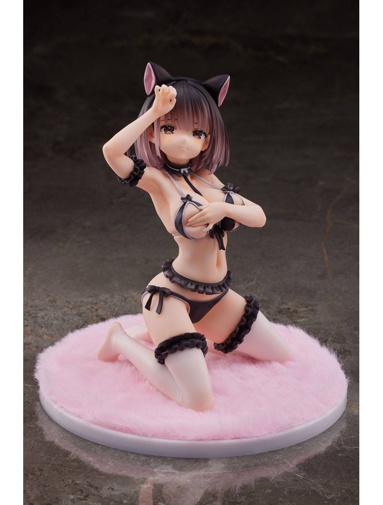 Original Character Pvc 1/6 Roar, Posing In Front Of A Mirror - Ayaka-chan Tpk-017 17 Cm Pink Ciondolo