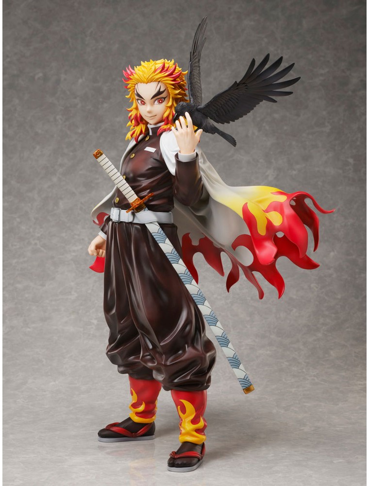 Demon Slayer: Kimetsu No Yaiba Pvc Statua 1/7 Kyojuro Rengoku 45 Cm Aniplex