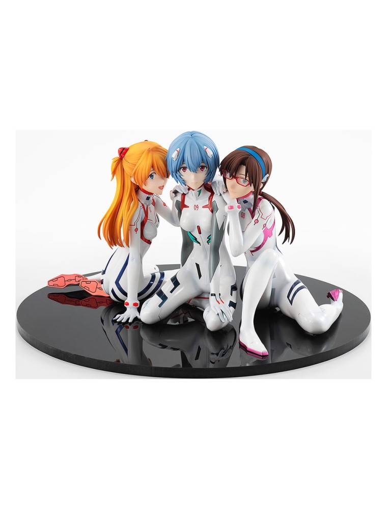 Evangelion: 3.0+1.0 Thrice Upon A Time Pvc Statua 1/8 Asuka/rei/mari: Newtype Cover Ver. Kadokawa