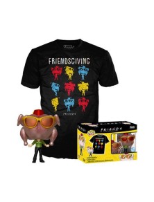 63636 - Friends - Pop Funko & Tee - Monica W/turkey 9cm (t-shirt M) Funko Gadget