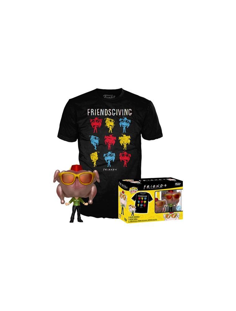 63636 - Friends - Pop Funko & Tee - Monica W/turkey 9cm (t-shirt M) Funko Gadget