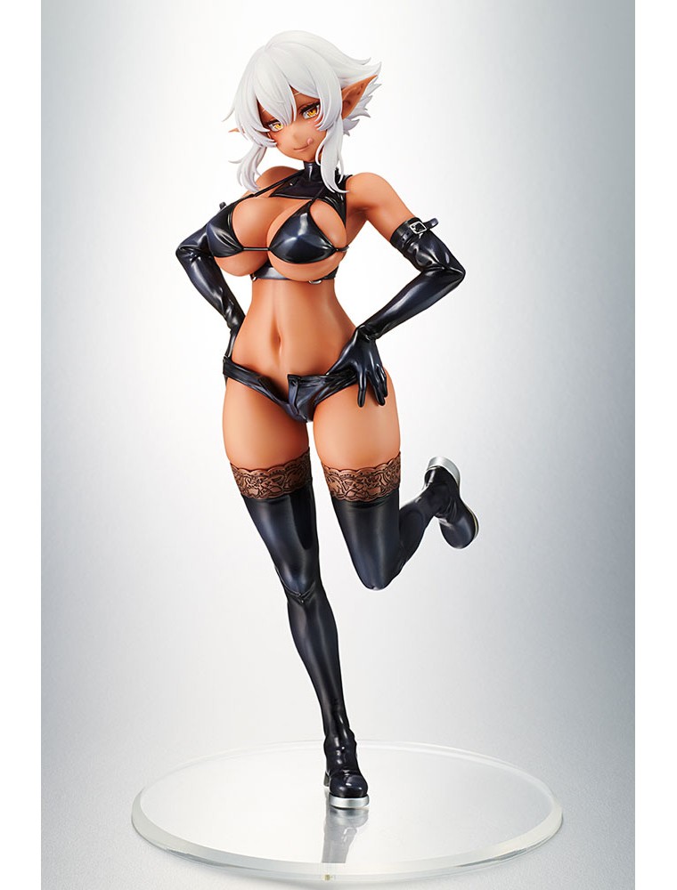 Original Character Pvc Statua 1/6 Dai Kasshoku Jidai De-chan 26 Cm Ami Ami