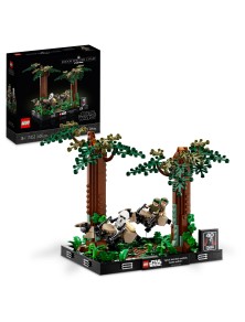 LEGO STAR WARS 75353 - DIORAMA  INSEGUIMENTO CON LO SPEEDER SU ENDOR