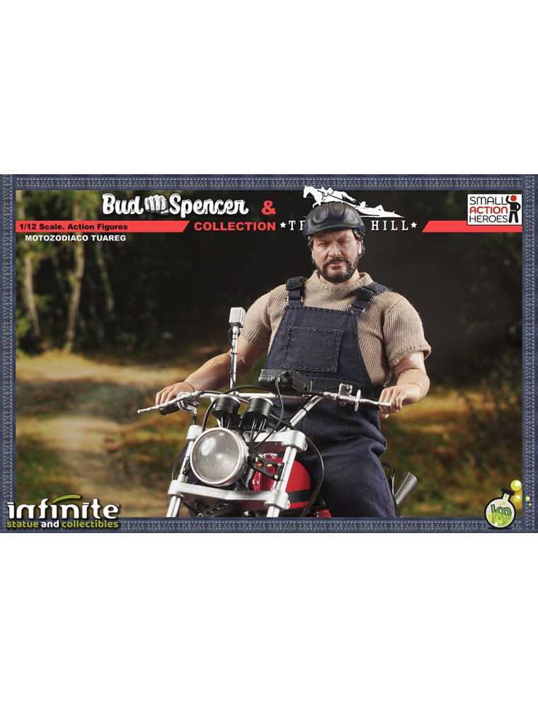 Bud Spencer Bundle Set "Bud on Tuareg" Modelli In Scala 1/12 Infinite Statua