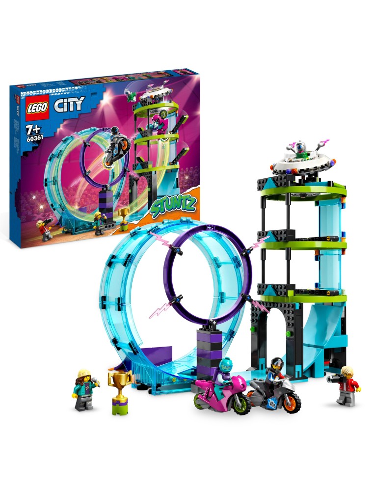 LEGO CITY STUNZ 60361 - STUNT RIDERS: SFIDA IMPOSSIBILE