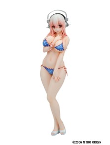 Nitro Super Sonic Pvc Statua 1/6 Super Sonico Paisura Bikini Ver. Re-run 28 Cm Kaitendoh