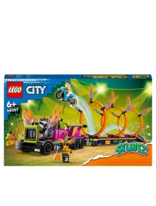 LEGO CITY 60357 - STUNT TRUCK: SFIDA NELL'ANELLO DI FUOCO