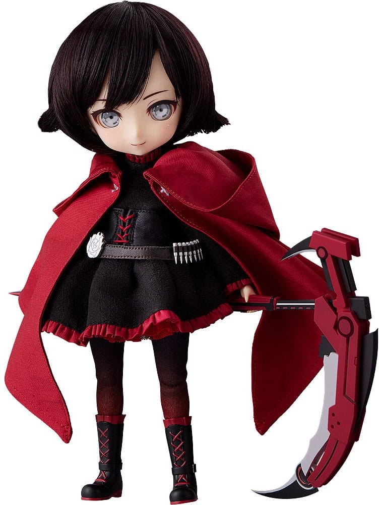 Rwby: Ice Queendom Bambola Action Figura Harmonia Humming Ruby Rose 23 Cm Good Smile Company