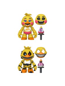 Five Nights At Freddy's Snap Action Figures Nightmare Chica & Toy Chica 9 Cm Funko