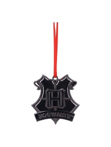 Harry Potter Hanging Tree Ornament Hogwarts Crest (Silver) 6 Cm Nemesis Now