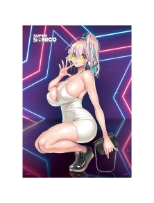 SUPER SONICO SUPER STAR FABRIC POSTER Wall Scroll Popbuddies