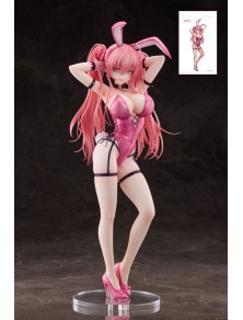 Original Character Pvc Statua 1/4 Pink Twintail Bunny-chan Deluxe Ver. 43 Cm Partylook