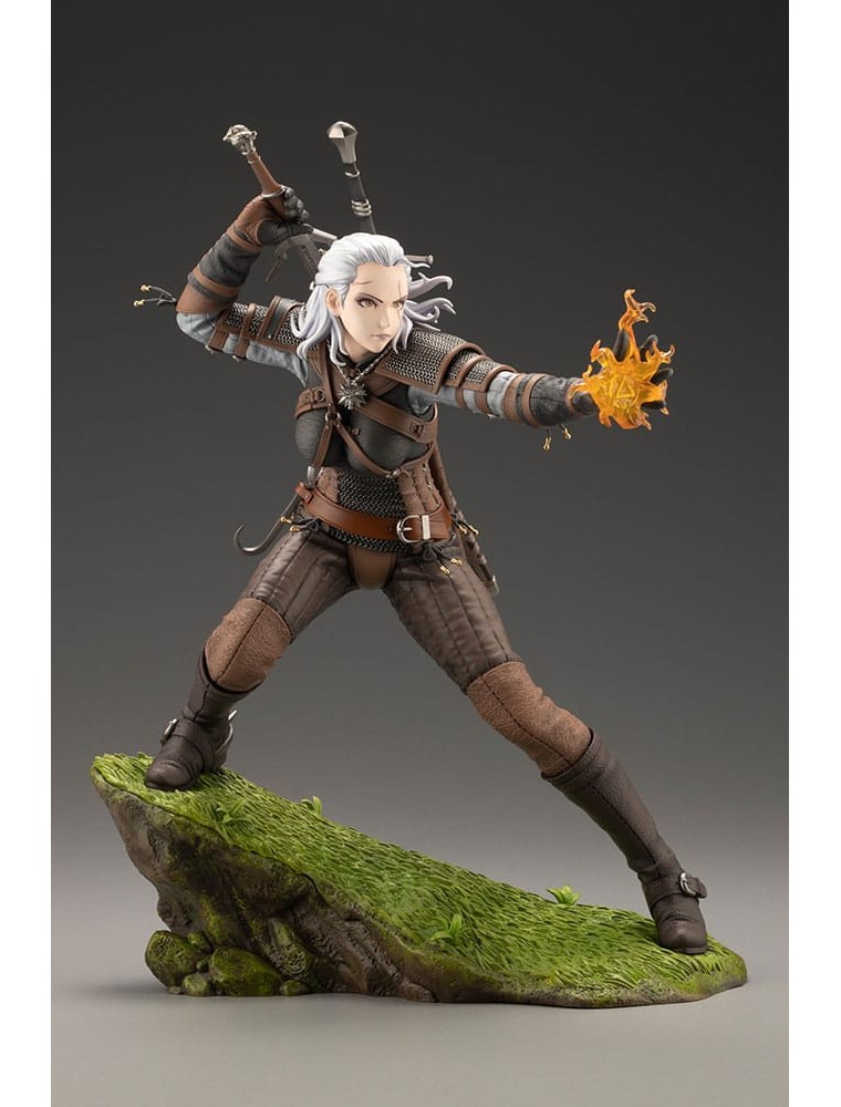 The Witcher Bishoujo Pvc Statua 1/7 Geralt 23 Cm Kotobukiya