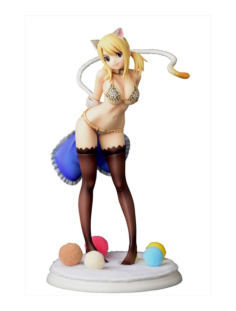 Fairy Tail Statua 1/6 Lucy Heartfilia - Leopard Print Cat Gravure_style 25 Cm Orca Toys