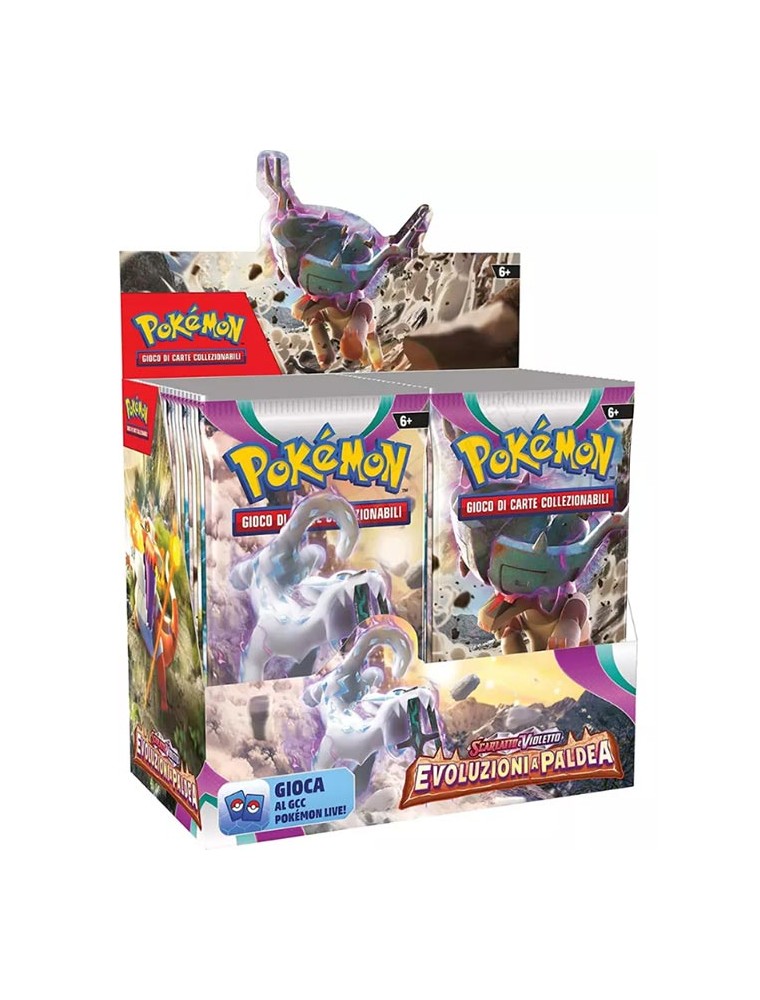 Pokémon TCG Scarlatto & Violetto Evoluzioni a Paldea Box da 36 Buste (ITA)