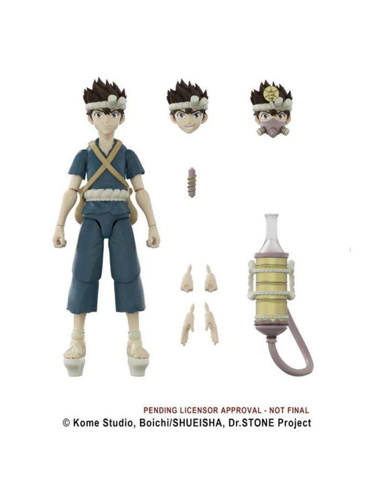 Dr.stone Chrome Action Figura Action Figura Boss Fight Studio