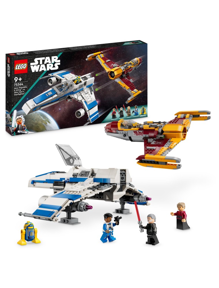 LEGO STAR WARS 75364 - E-WING DELLA NUOVA REPUBBLICA VS STARFIGHTER DI SHIN HATI