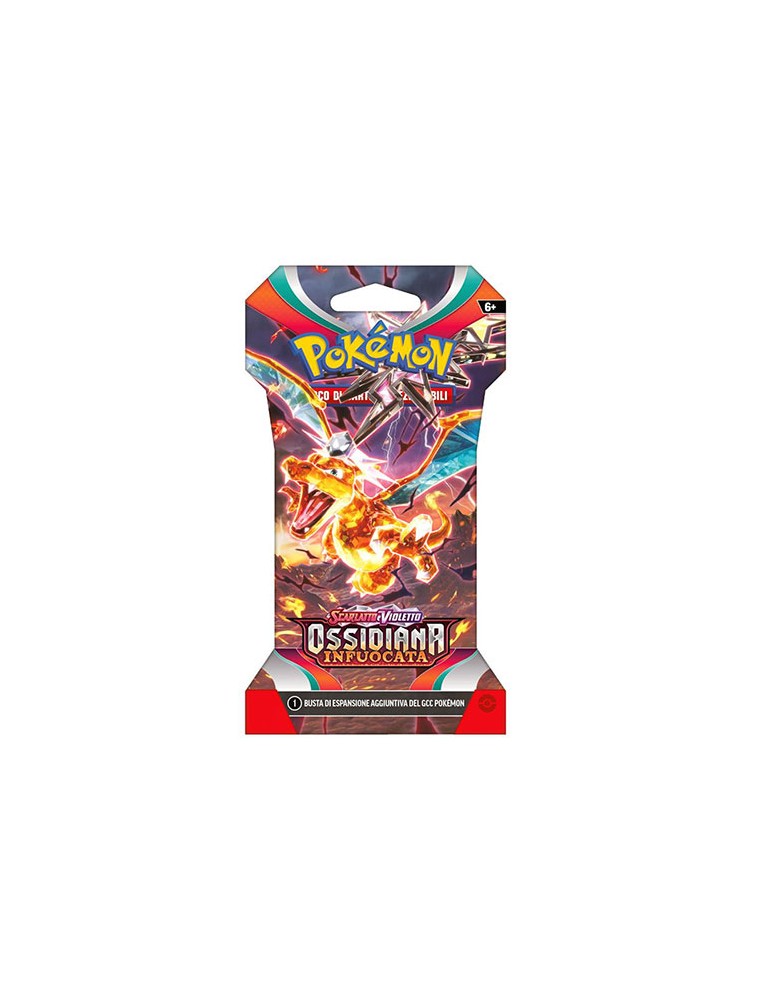 Pokémon TCG Scarlatto & Violetto Ossidiana Infuocata Blister da 10 Carte (ITA)