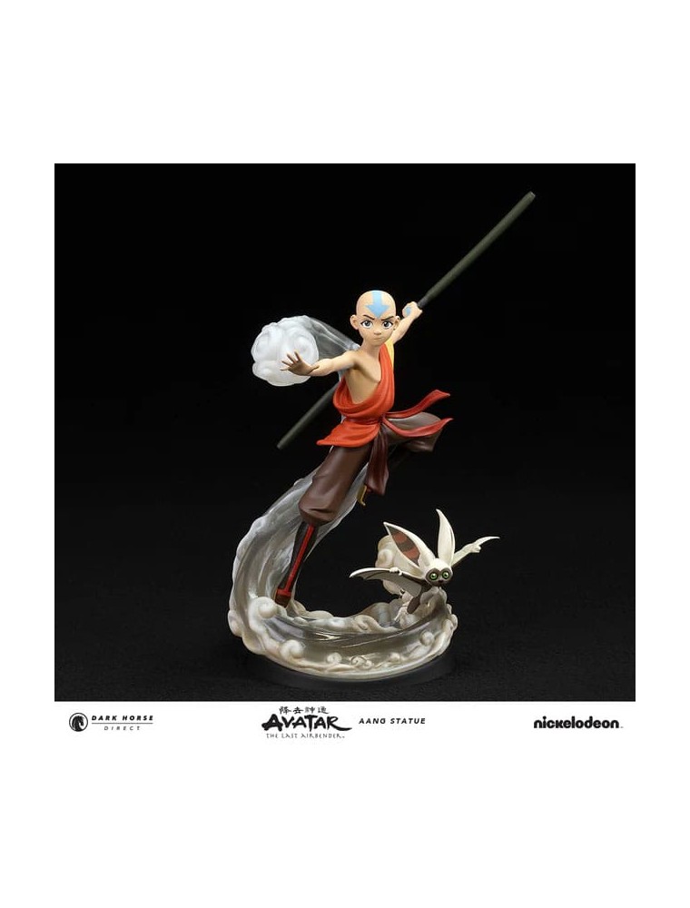 Avatar The Last Airbender Pvc Statua Aang & Momo 30 Cm Dark Horse