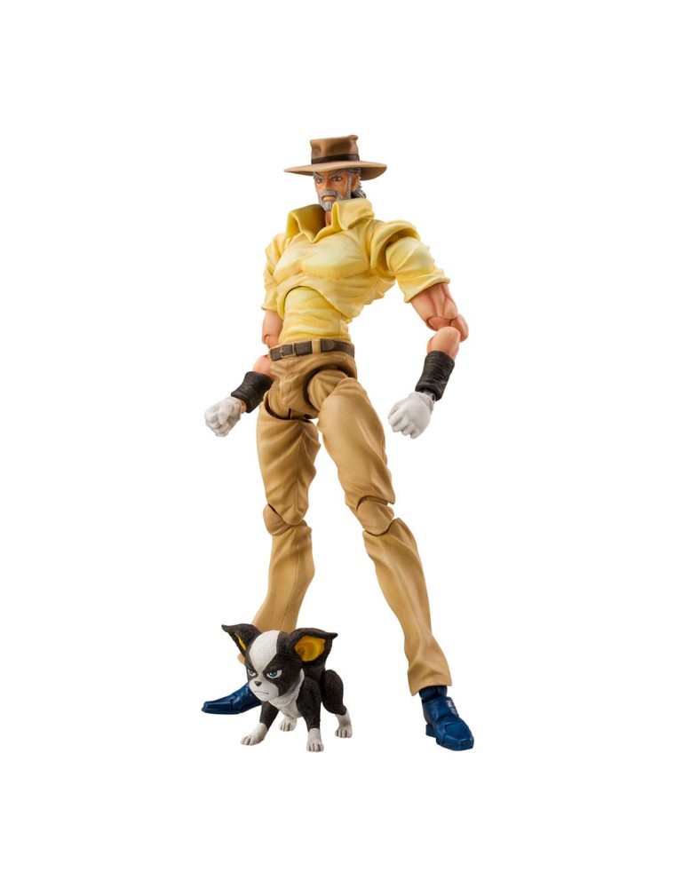 Jojo's Bizarre Adventure Super Action Action Figura Chozokado (joseph Joestar & Iggy) (3rd-run) 15 Cm Medicos Entertainment