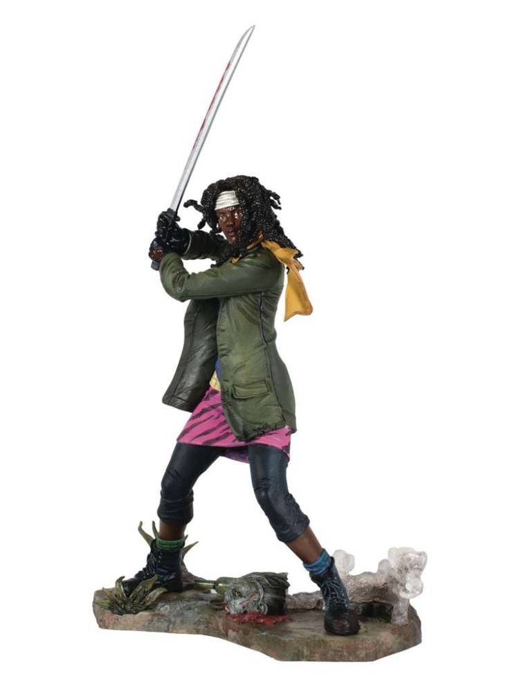 Walking Dead Gallery Michonne Pvc Statua Statua Diamond Select