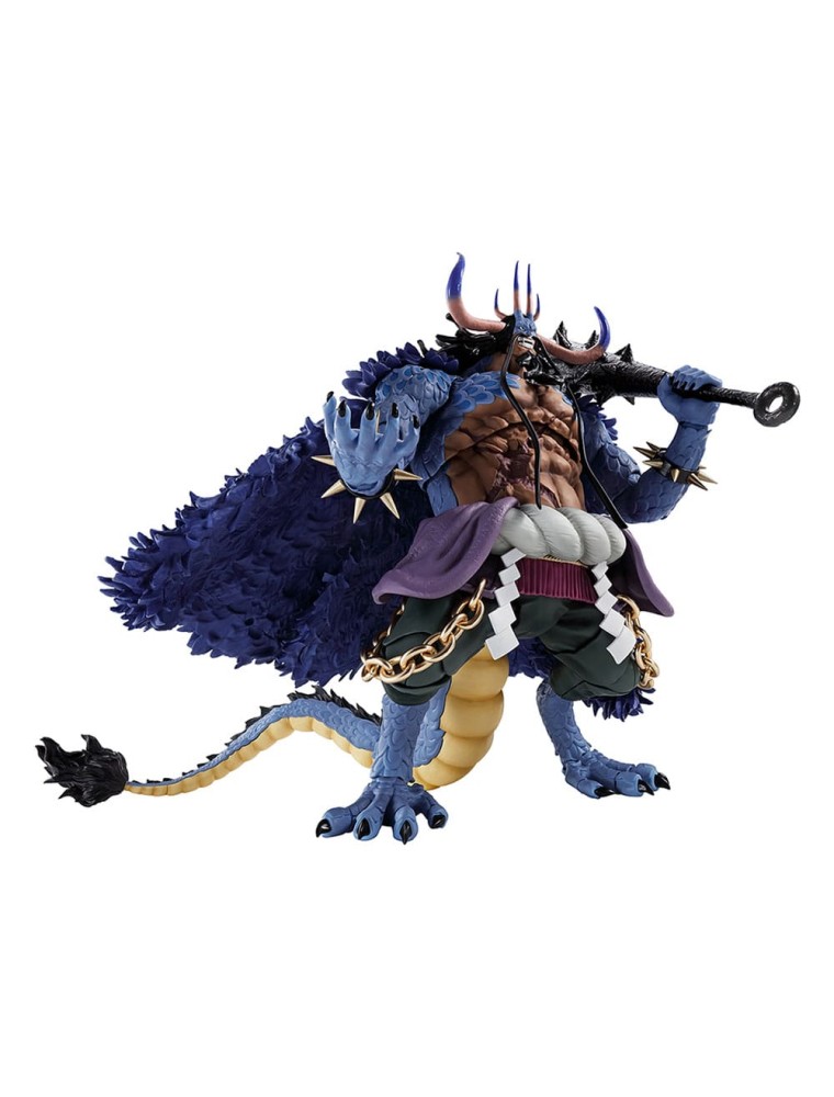 One Piece S.h. Figuarts Action Figura Kaido King Of The Beasts (man-beast Form) 25 Cm Bandai Tamashii Nations