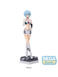 Evangelion Luminasta Pvc Statua Evangelion Racing Rei Ayanami Pit Walk 21 Cm Sega